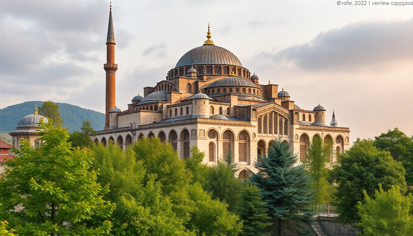 Gün doğumunda Kapadokya'nın peri bacaları üzerinde süzülen onlarca sıcak hava balonu